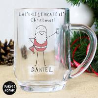 Personalised Purple Ronnie Christmas Santa Tankard Extra Image 2 Preview